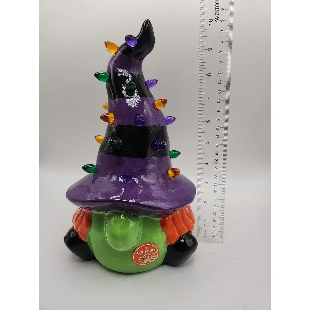 Mr. Christmas Halloween Witch Gnome 10